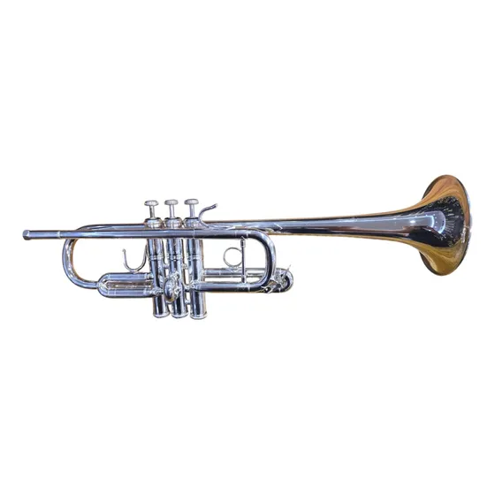 Trompete Em Dó Bach Stradivarius 229 Prateado
