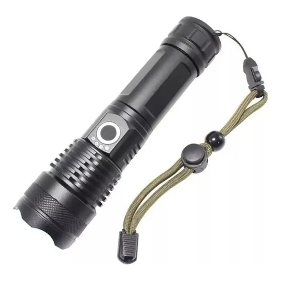 Linterna Tactica Led P50 Recargable Usb Premium Terralife