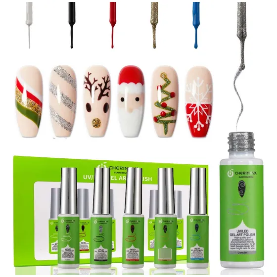 Set 6 De Liner De Color Cherimoya 8ml
