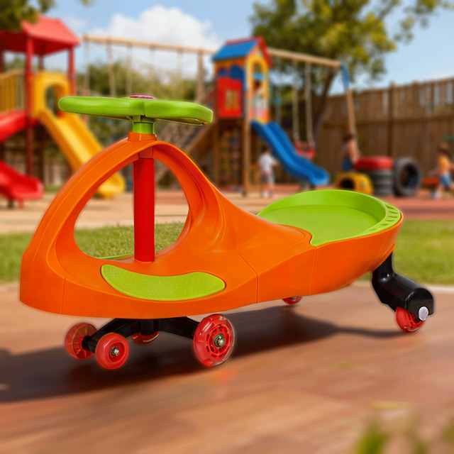 Carrinho Gira Ginga Car Infantil Menino Menina 100 Kg Laranja Carrinho Gira Ginga Car Infantil Menino Menina 100 Kg Laranja