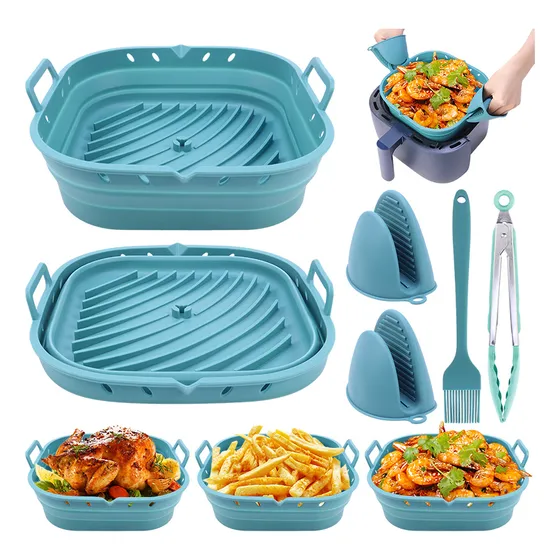 Canasta Silicona Air Fryer + Accesorios