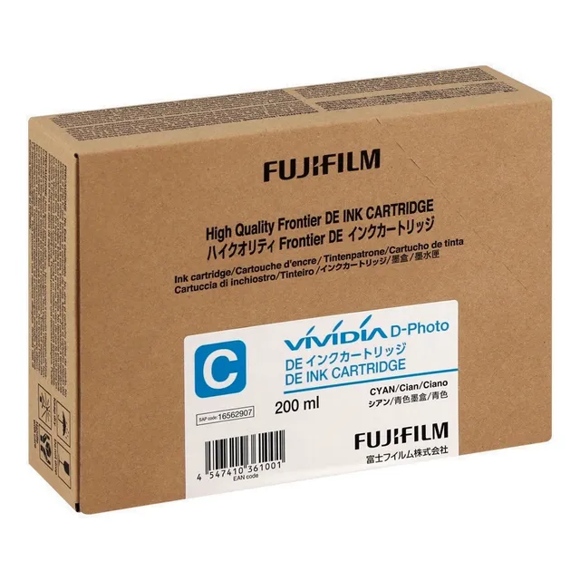 Cartucho De Tinta Fujifilm Cyan Frontier De100 | 200ml