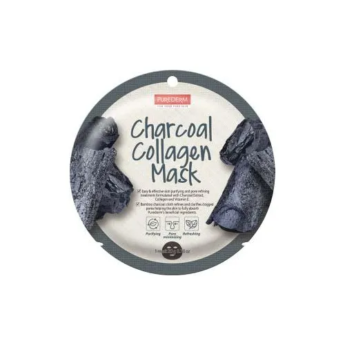 Pack Purederm Masks: Charcoal Collagen +real Petal Caléndula