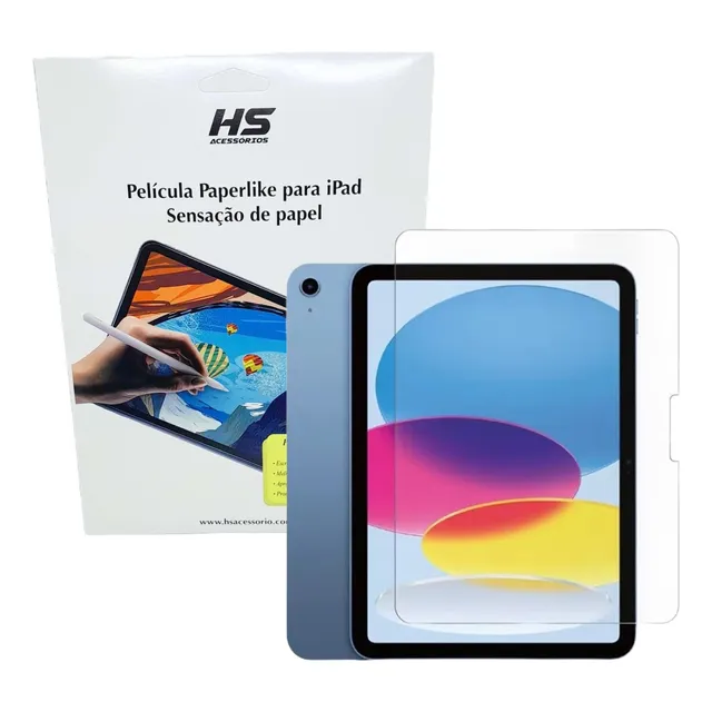 Película Paperlike Fosca P/ iPad 10 Ger 10.9 Fácil Aplicação