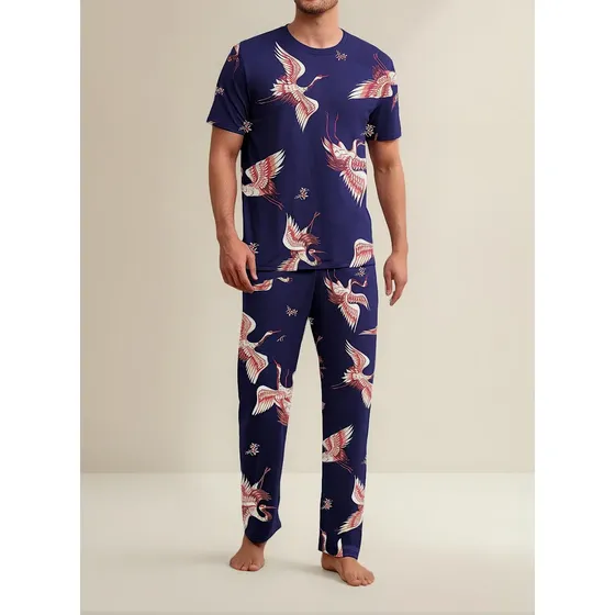 Pijama Hombre Conjunto Elegante Camisa Pantalon Shendy Vendy