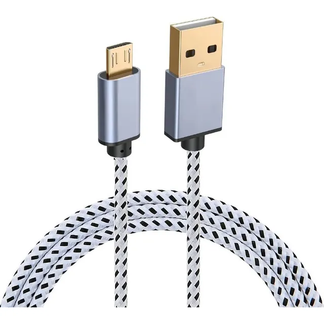Cabo Micro Usb Wallo B11 Turbo 6a 1m Nylon Reforçado Android