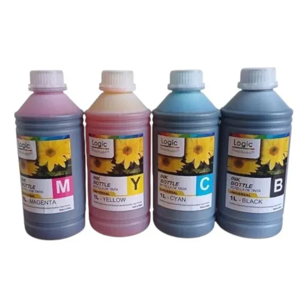 Pack 4 Litros Tinta Alternativa Compatible Multimarca Logic