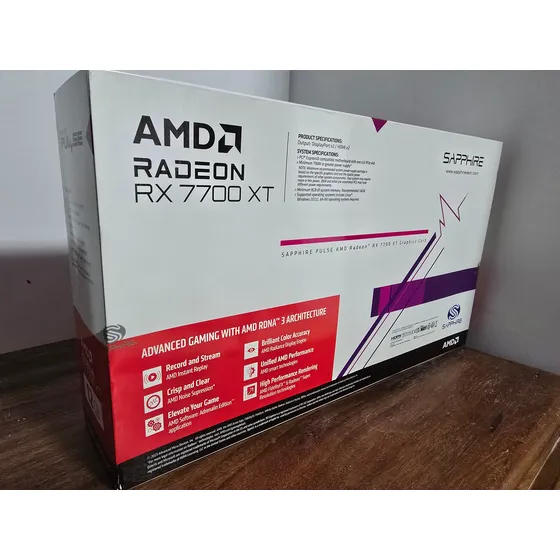 Sapphire Radeon Rx 7700 Xt 12gb Gddr6 Oc Edition