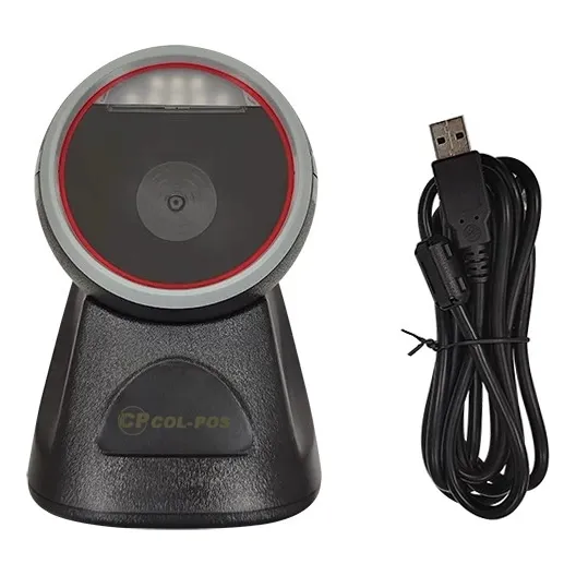 Lector Escaner Codigo De Barras Omnidireccional Arturito Color Negro/gris Tipo De Conector Del Cable Usb