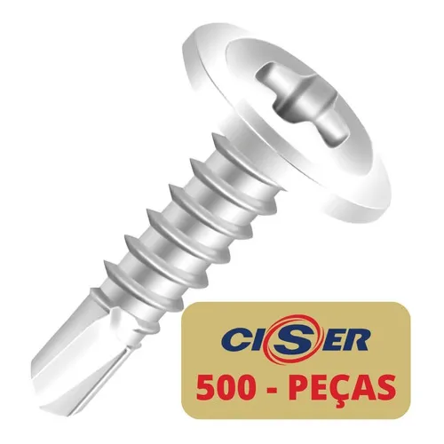 Caixa 500 Un Parafuso 4,2x13 Brocante P Dry Wall Forros Pvc