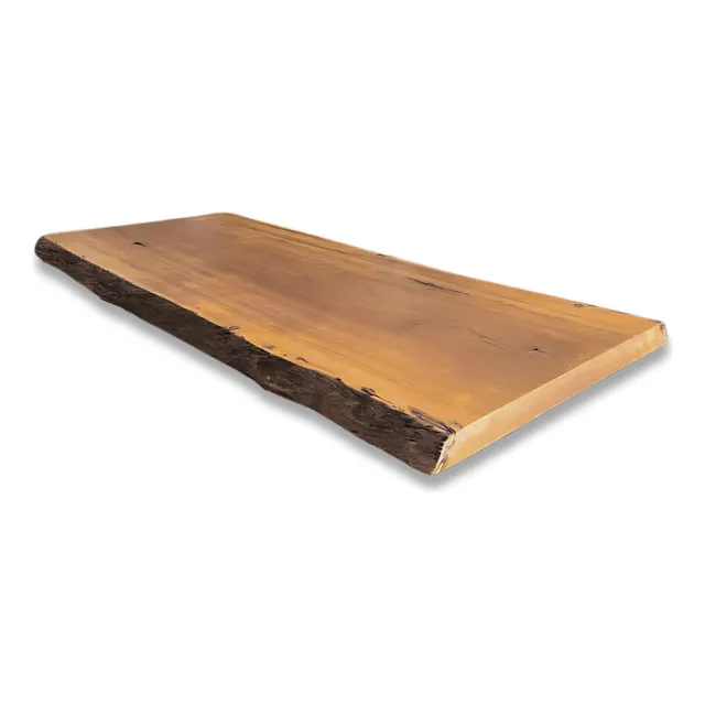 Prancha De Madeira Maciça Com Borda Orgânica 190x40x5