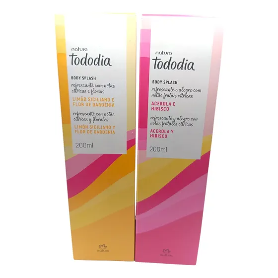 Natura Tododia Splash Limon + Acerola Mujer Spray X 2