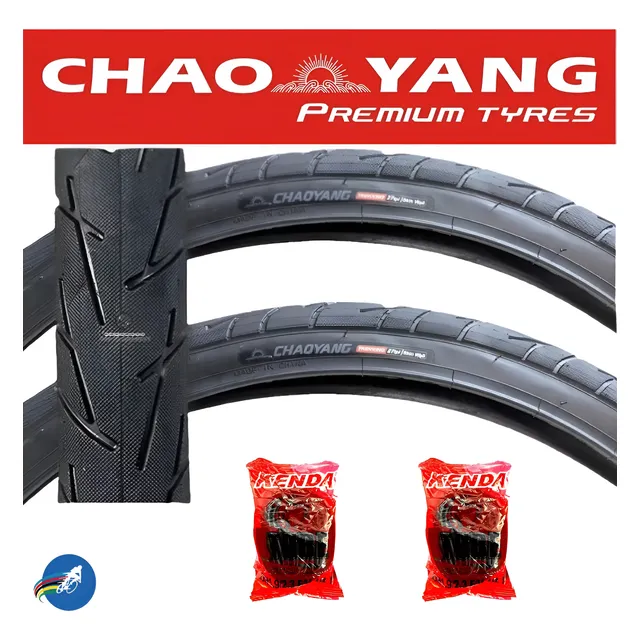 Combo Mtb Rin26 - Oferta 2 Cauchos De Pista + 2 Tripas Kenda