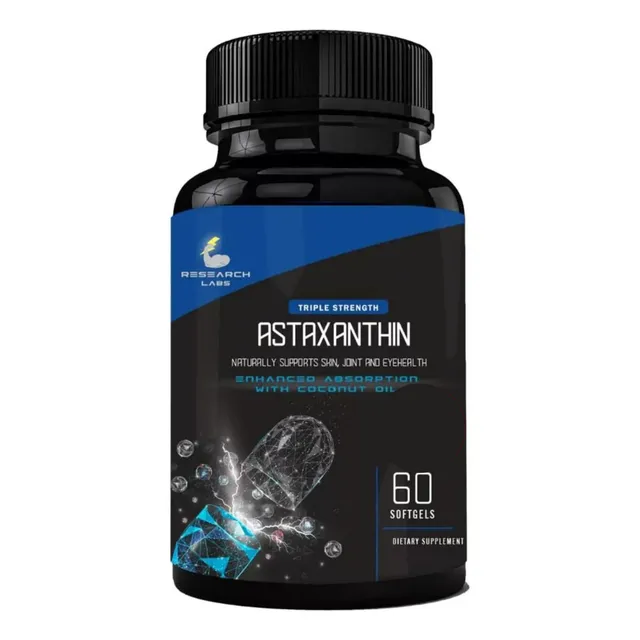 Astaxantina Vitamina Pastillas 10 Mg Haematococcus Pluvialis Sabor Sin Sabor