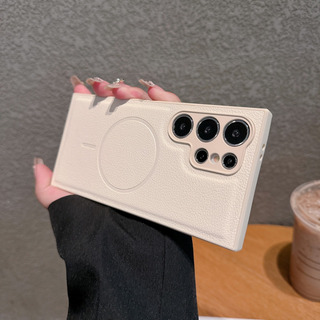 Funda Para Samsung Con Magsafe Diseño Mat Con Textura Cuero Funda Para Samsung Con Magsafe Diseño Mat Con Textura Cuero