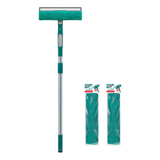 Mop Rodo Limpa Vidros Extensível Flash Limp 1,60m + 2 Refis Mop Rodo Limpa Vidros Extensível Flash Limp 1,60m + 2 Refis
