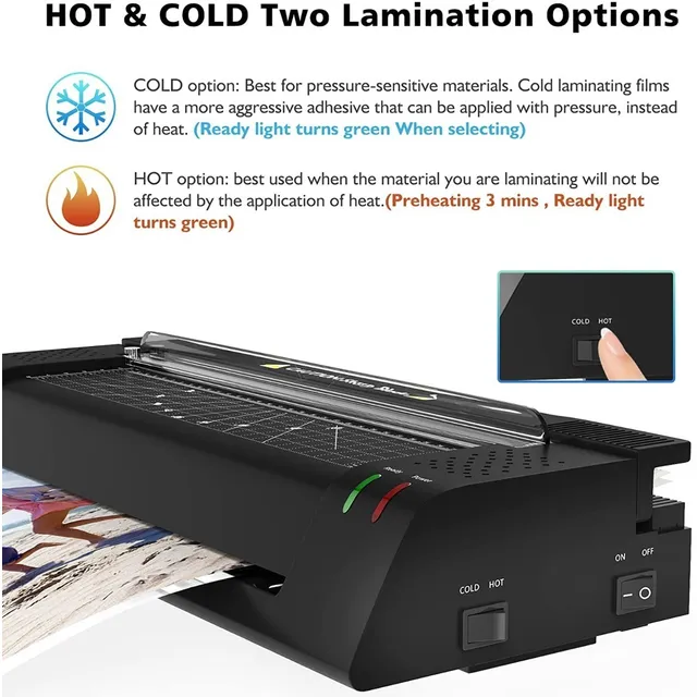Laminador Plastificador Con Guillotina 13 Pulgadas
