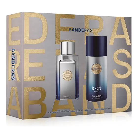 Perfume De Hombre Banderas The Icon Elixir Edp Set U