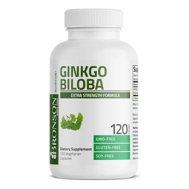 Ginkgo Biloba 500mg Capsulas Bronson Usa Gingko