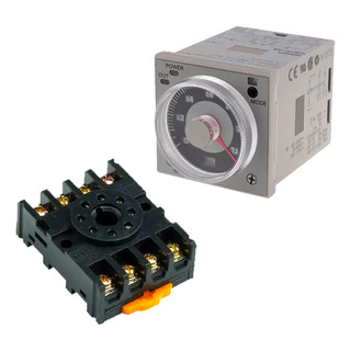 Timer Multirrango, Multivoltaje 8 Pines Con Base (26215 ) Timer Multirrango, Multivoltaje 8 Pines Con Base (26215 )