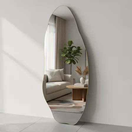 Espelho Lopazzi Orgânico 115x60 Corpo Inteiro Pinterest Sala