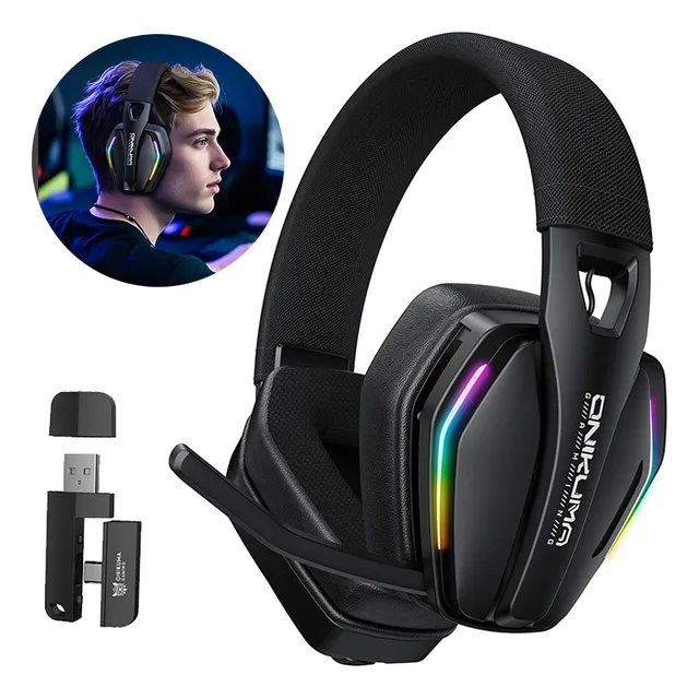 Audífonos Bluetooth Onikuma Gt826 2.4g Gamer Auriculares