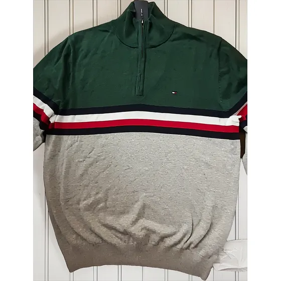 Chompa Pullover Tommy Hilfiger Cierre 1/4