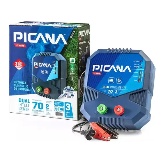 Electrificador Boyero Picana Dual 70km 12/220v (2j)
