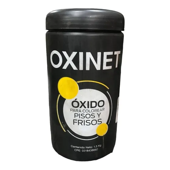 Oxido Negro 1,5kg Para Pisos Oxinet Cod: 8520103