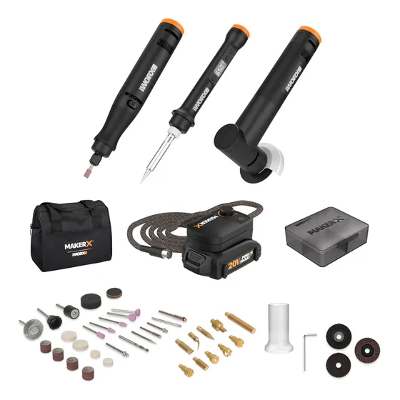Kit Combinado De Herramientas De Artesanía Worx Makerx Wx991
