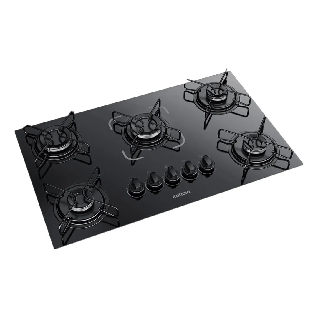 Cooktop Fogão Itatiaia Essencial 5 Bocas Bivolt Preto Preto 127/220v