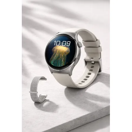 Smartwatch Esportivo Betdow Fb060 Tela Hd Prova Ip68 1.39 Prateado Mesh
