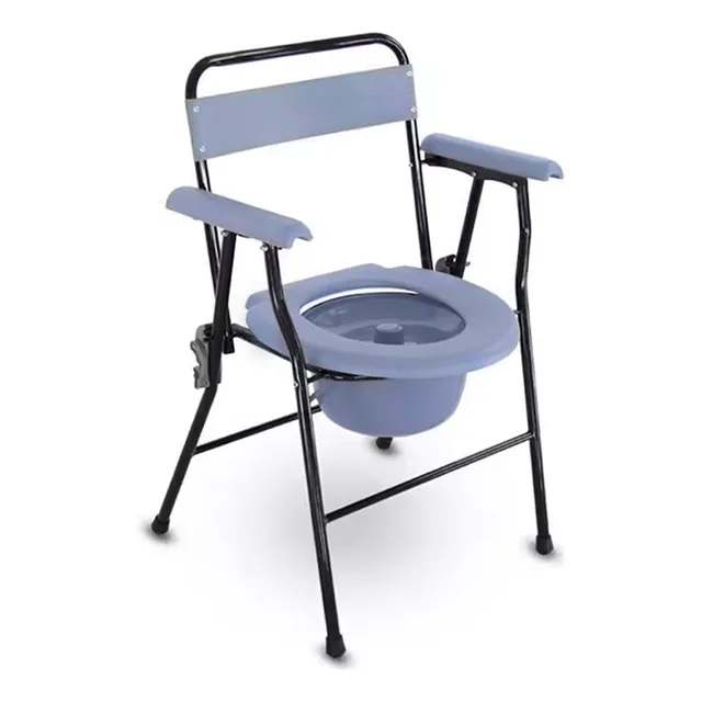 Silla Comodo Portatil Plegable Para Baño Ducha Adulto Wc