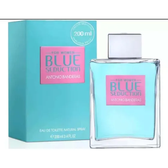 Perfume Blue Seduction De Antonio Banderas, Para Damas 200ml