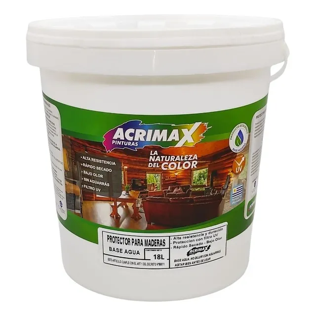 Protector Para Maderas 18l Al Agua - Acrimax Pinturas