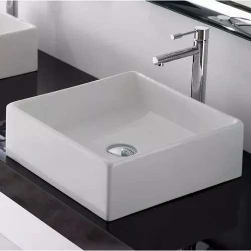 Lavamanos Cuadrado Sobreponer 37x37x13 Novaqua
