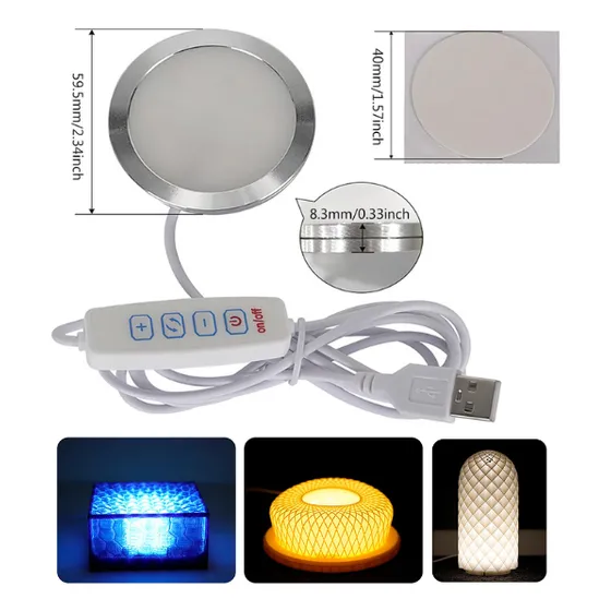 10 Kit Led Dimmer Para Lampara En Impresion 3d Usb