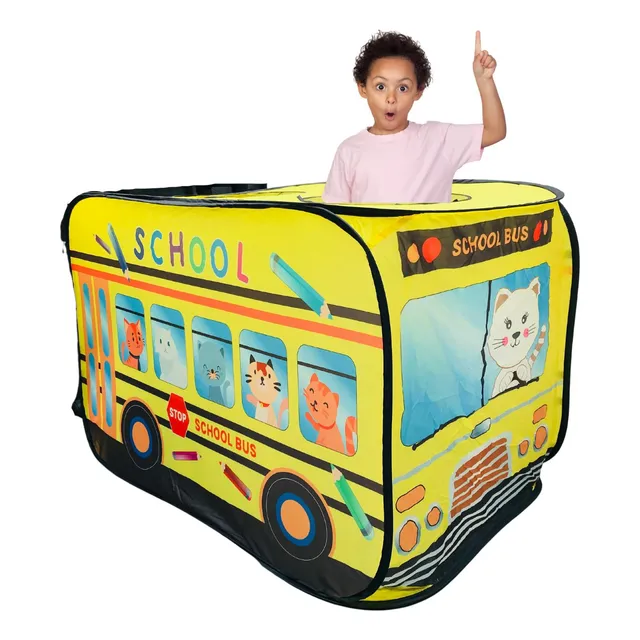 Carpa Casa Para Niñas Niños Carpa Plegable Bus