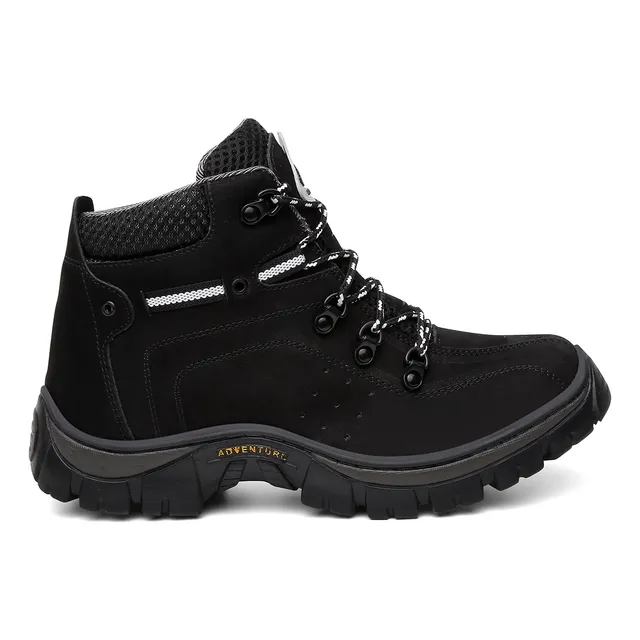 Bota Adventure Trilha Rapel Couro Legítimo Impermeável