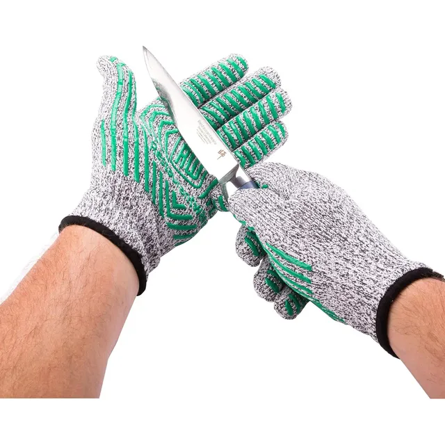 Guante Resistente A Cortes Gris Talla S