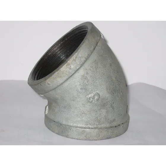 Codo De 3 PuLG. X 45° En Hierro Galvanizado