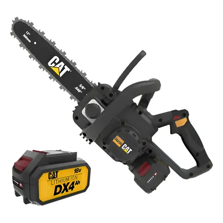 Motosserra Brushless 18v Dg230b Bateria 4ah + Carregador Cat Preto 18v