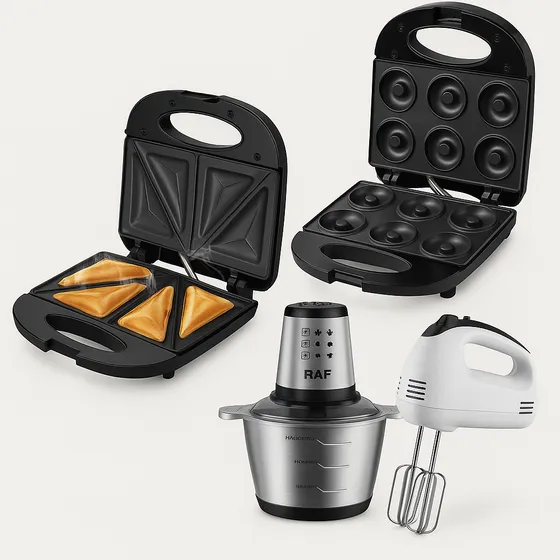 Kit 4  Electrodomésticos Cocina Negro