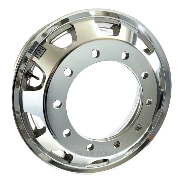 Roda Aluminio 22,5 Pneu 275 295 Caminhao Onibus Carreta Gt3