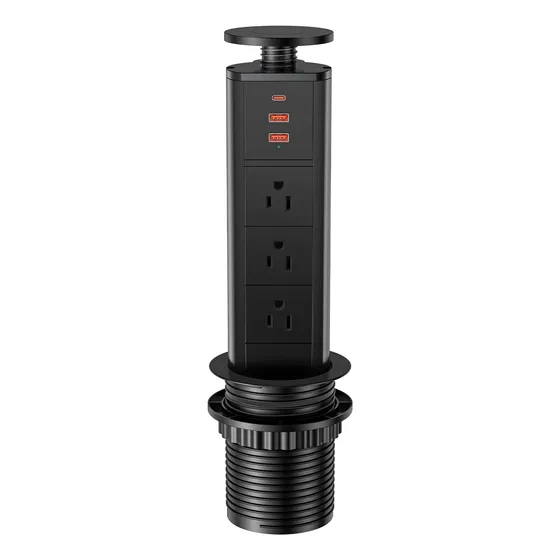 Toma De Corriente Emergente Con Puertos Usb Para Encimera