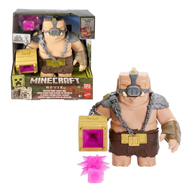Minecraft Movie Gran Cerdo Modo De Batalla Figura Accion