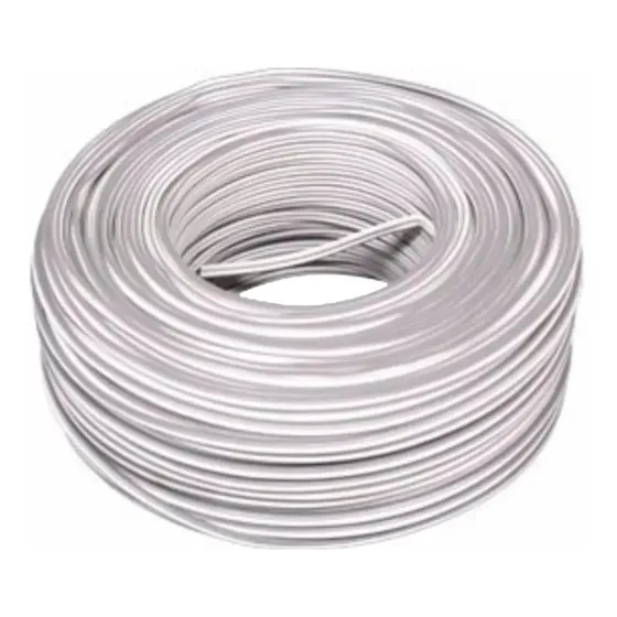 Cable Gemelo Rollo 10 Metros 2 X 1mm Blanco - Aym