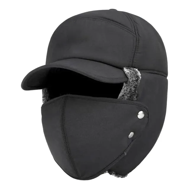Gorro Ruso Con Visera Y Cubre Boca Colores Varios 