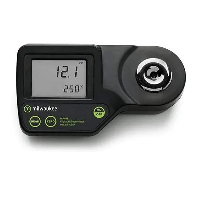 Refractometro Azucar Digital 0-85% Brix Milwaukee Ma871
