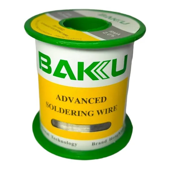 Estaño Hilo Para Soldar Baku Bk-1002 0,2mm Rollo 100gr